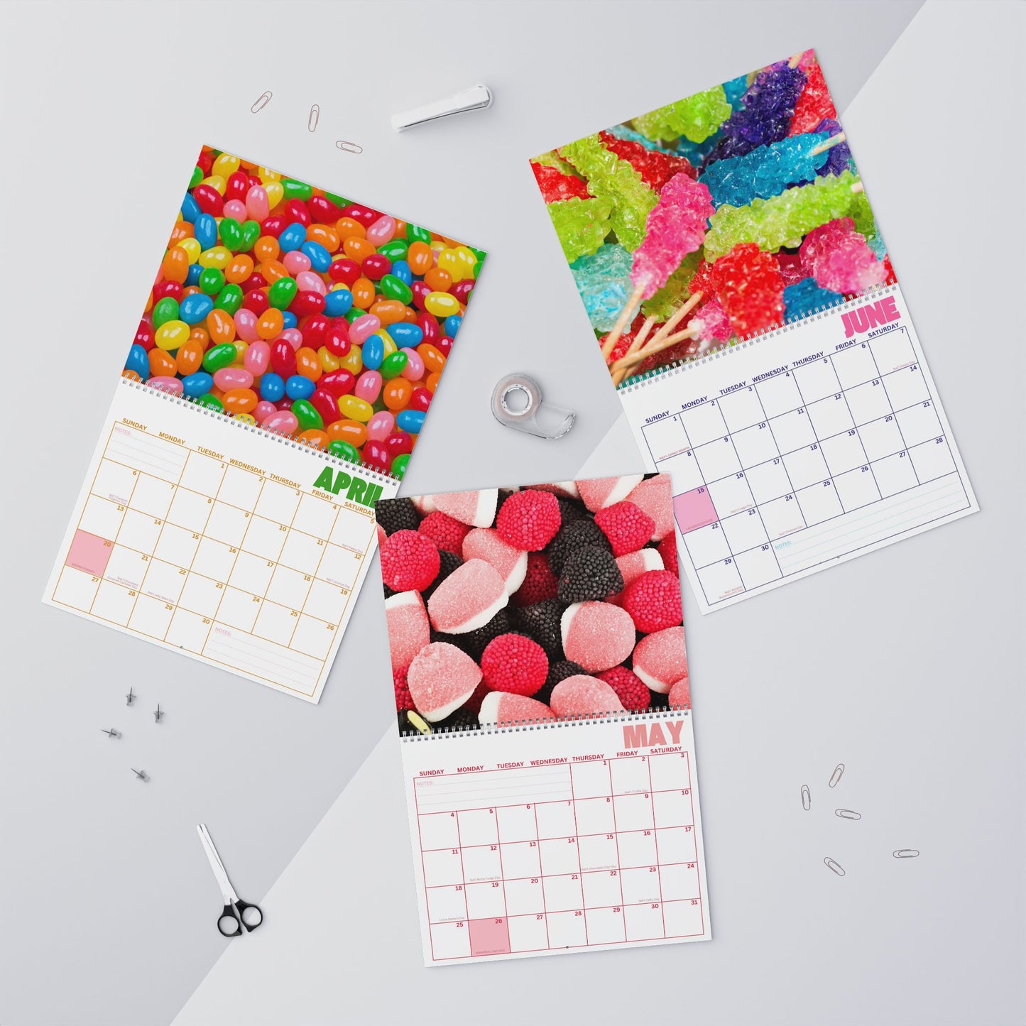 2025 Monthly Wall Calendar - I Want Candy!