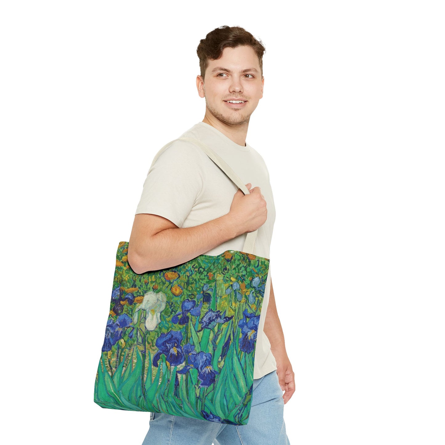 Van Gogh’s “Irises” Tote Bag