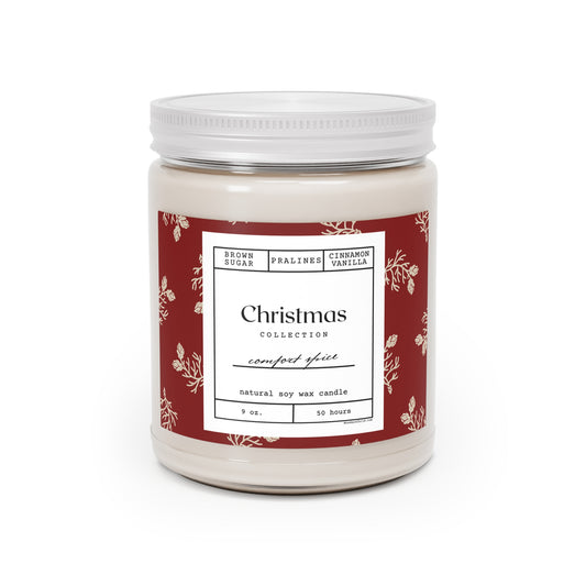 Christmas Comfort Spice Soy Candle with Lid — 9oz