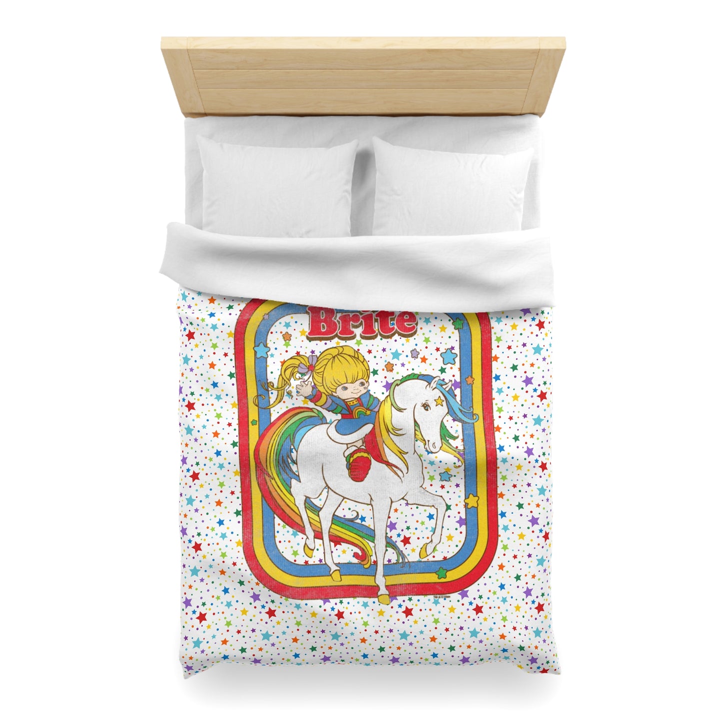 Rainbow Brite and Starlite Duvet Cover