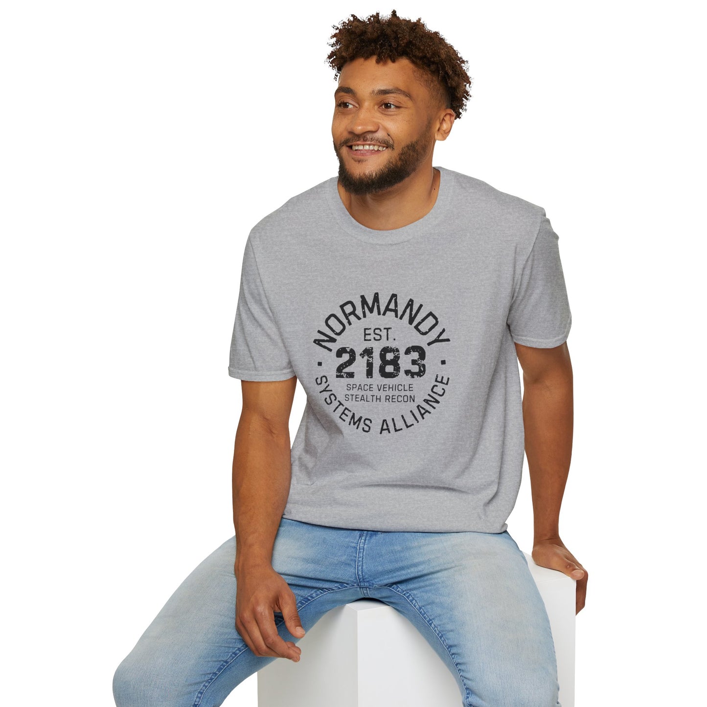 Unisex Tee - Mass Effect Distressed Normandy