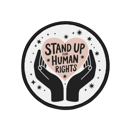 Iron-On Patch - HUMAN RIGHTS