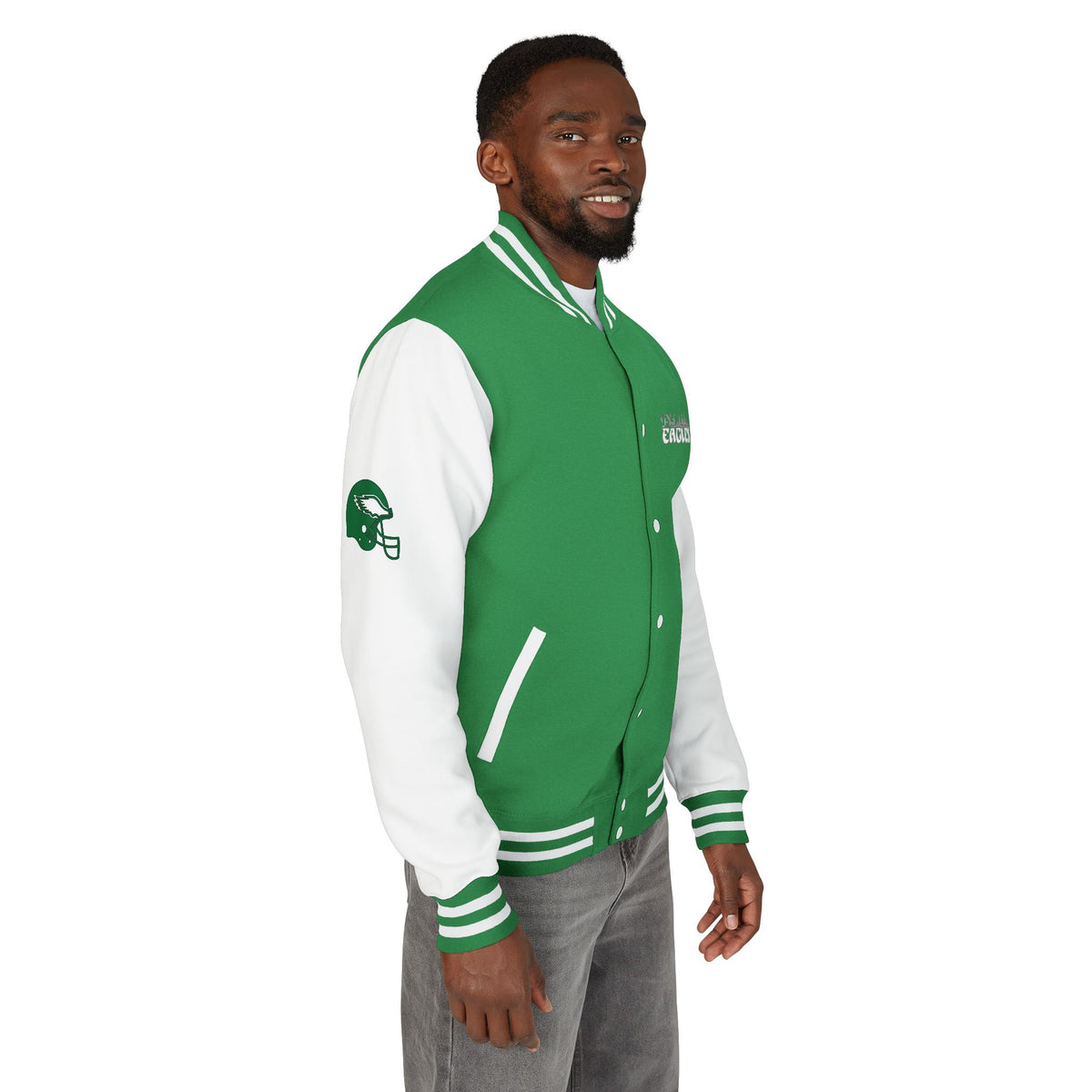 Eagles Green Varsity Letterman Jacket