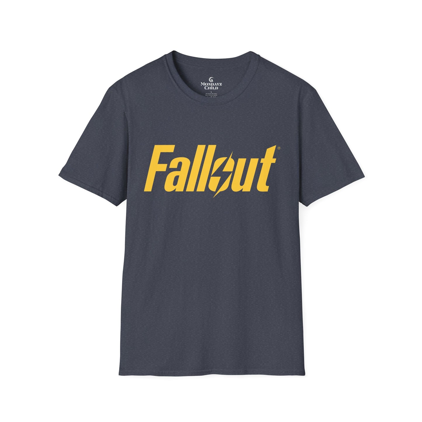 Fallout Logo Unisex T-Shirt - Navy or Heather Gray