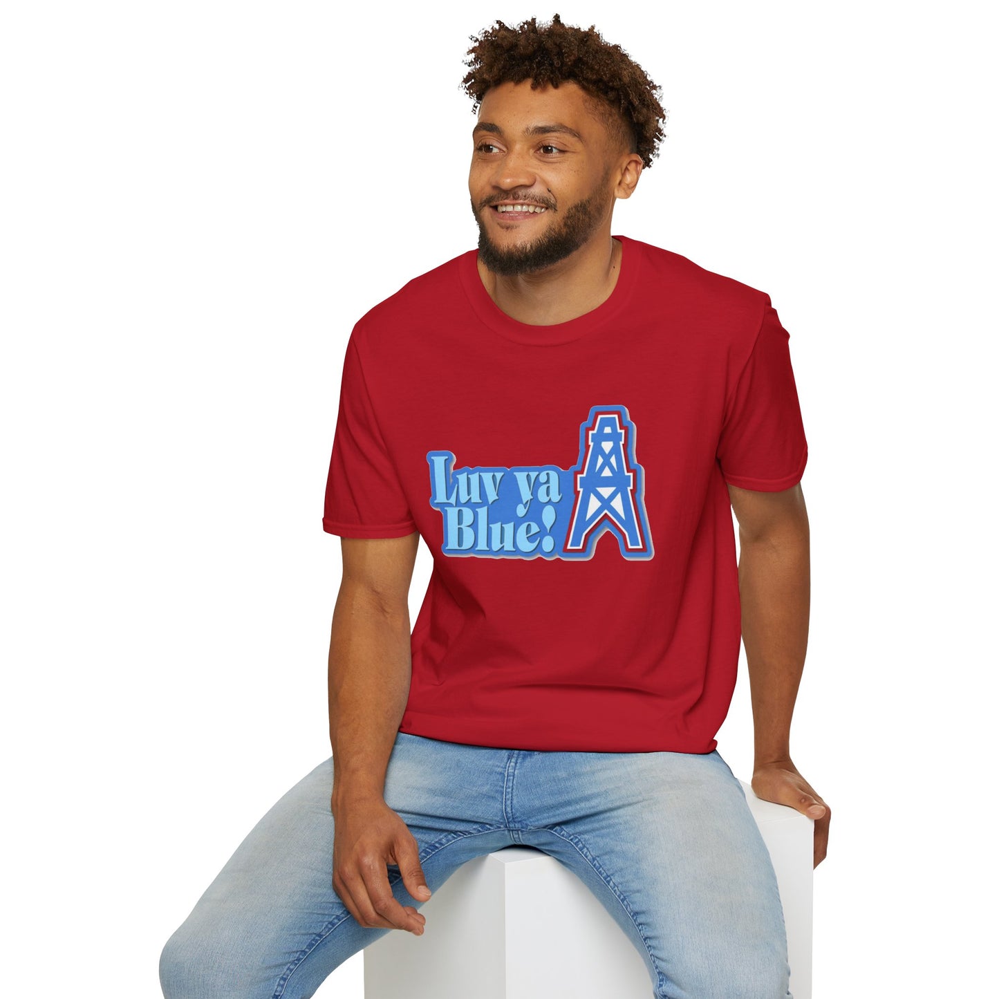 Unisex Tee - Houston Oilers “Luv Ya Blue”