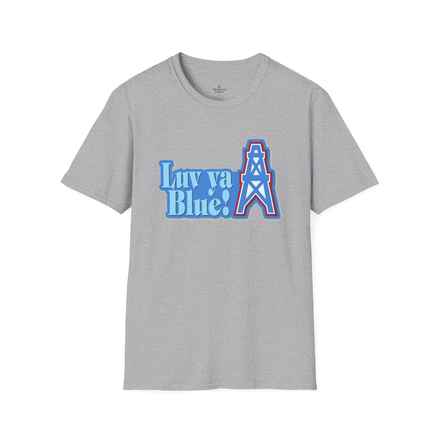 Houston Oilers ‘Luv Ya Blue’ Unisex Tee