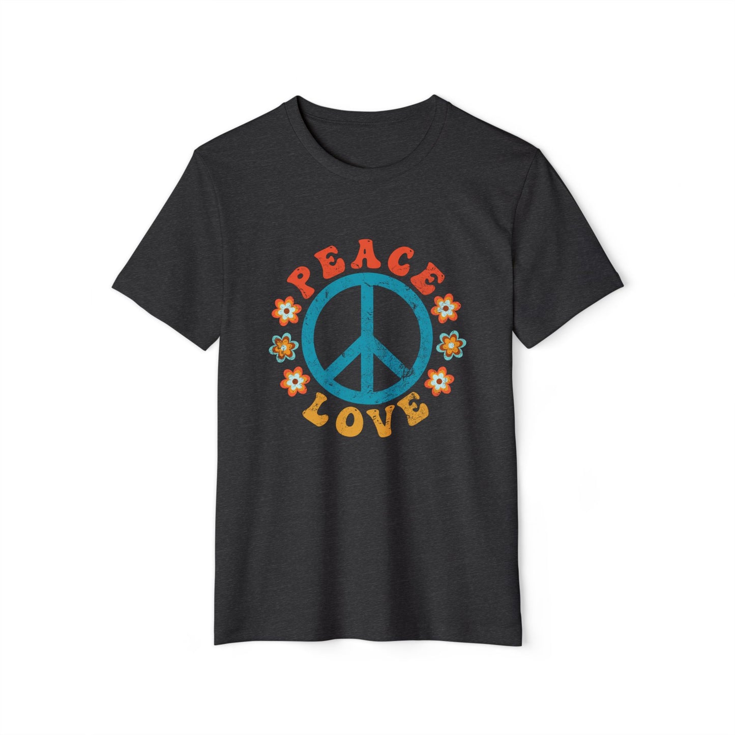 Eco-Friendly Unisex Tee - Peace & Love