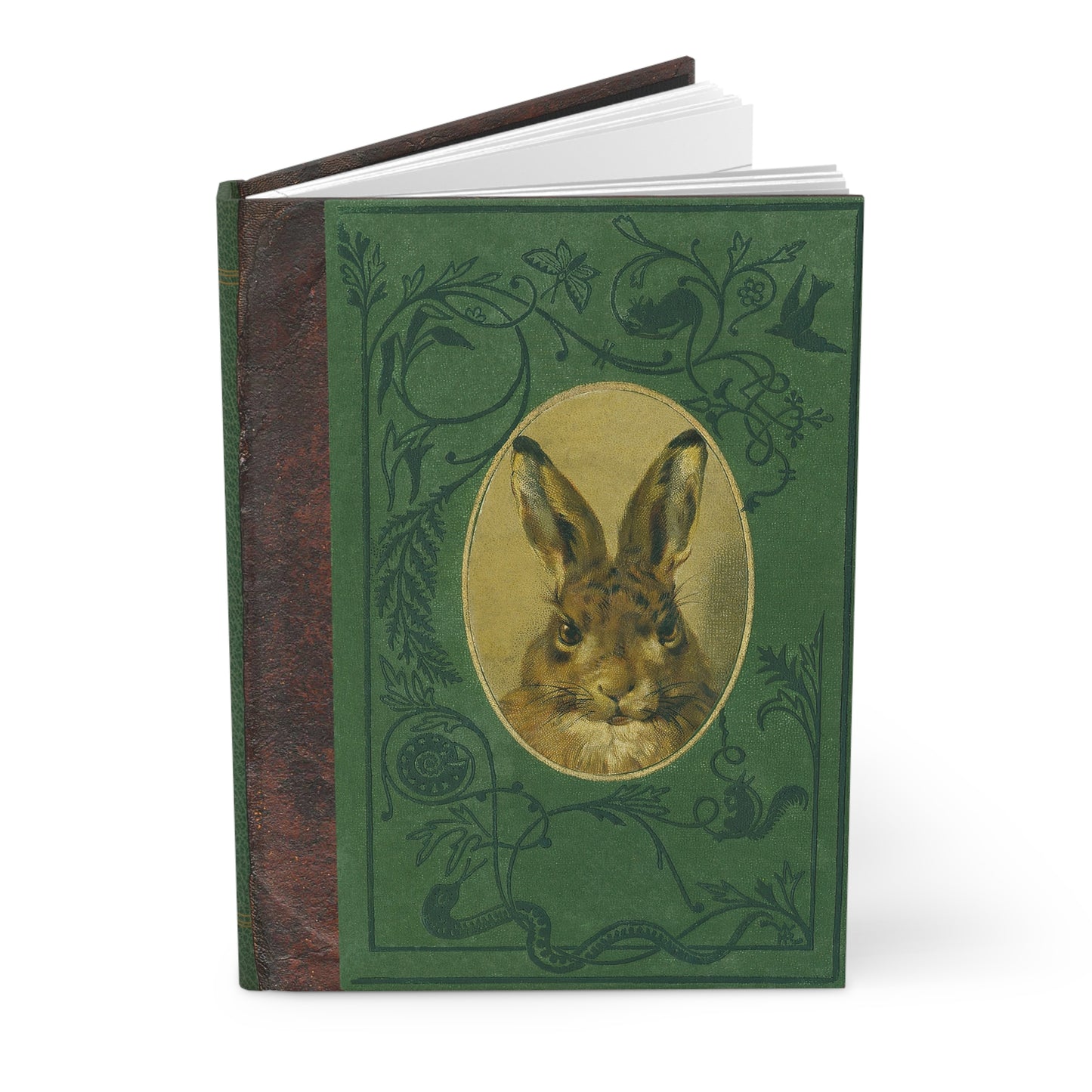 Woodland Hare Hardcover Lined Journal