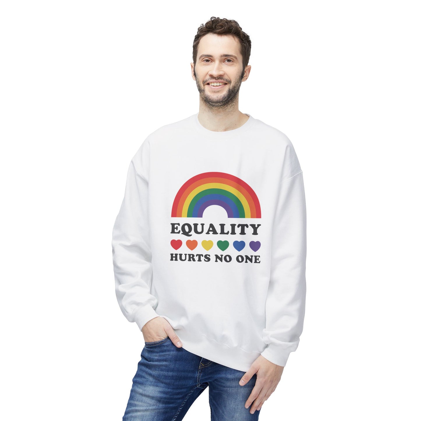 Unisex Sweatshirt - Rainbow Equality