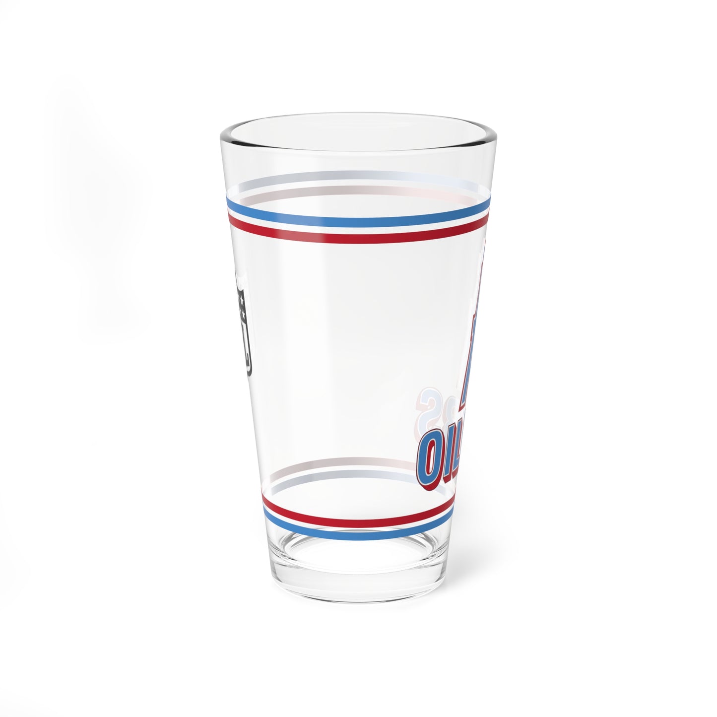 Houston Oilers - Retro Oil Derrick - Pint Glass, 16oz