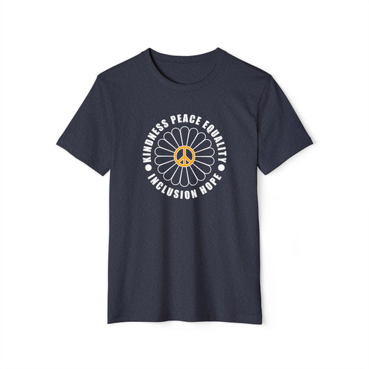 Eco-Friendly Unisex Tee - Kindness & Peace
