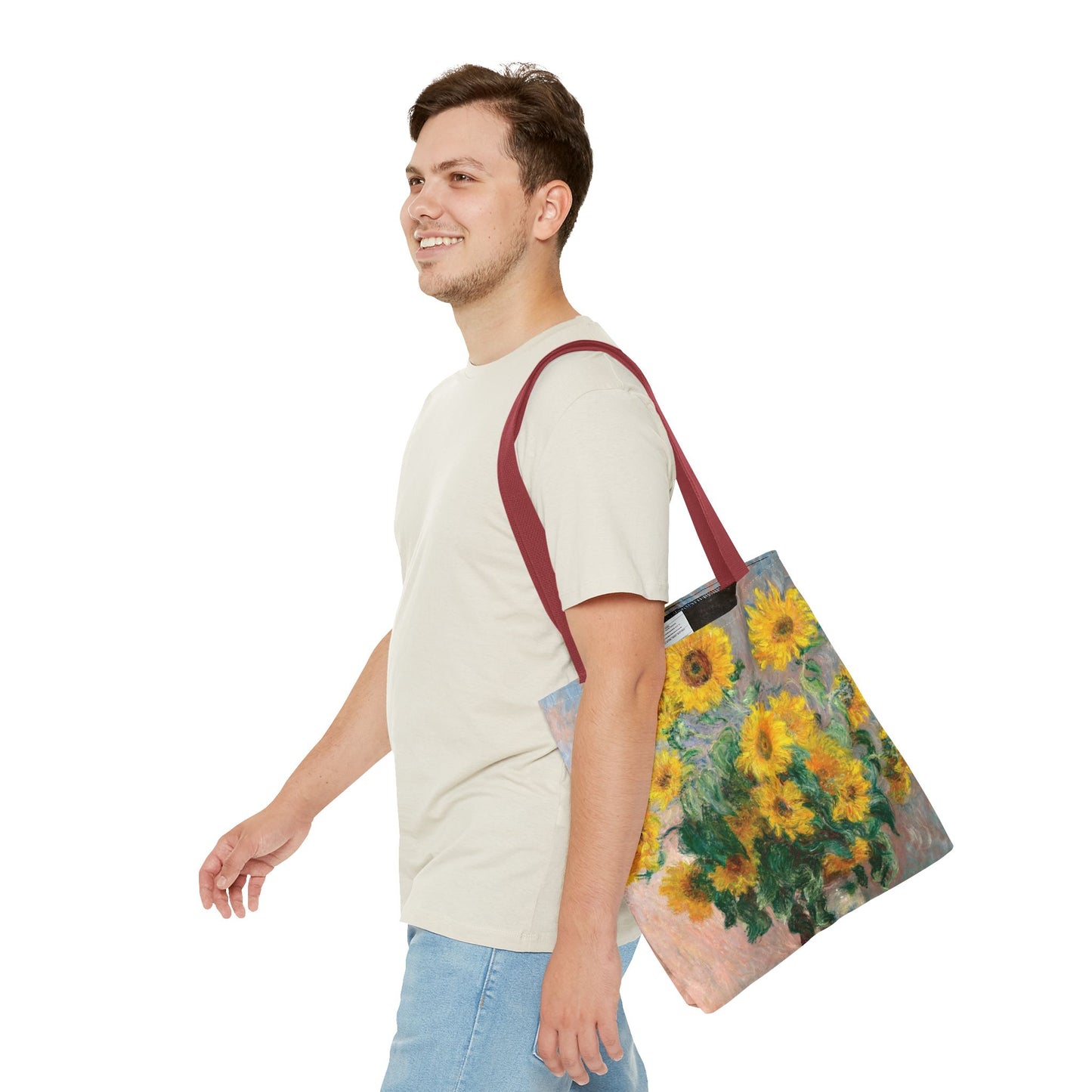 Monet’s Sunflowers Tote Bag