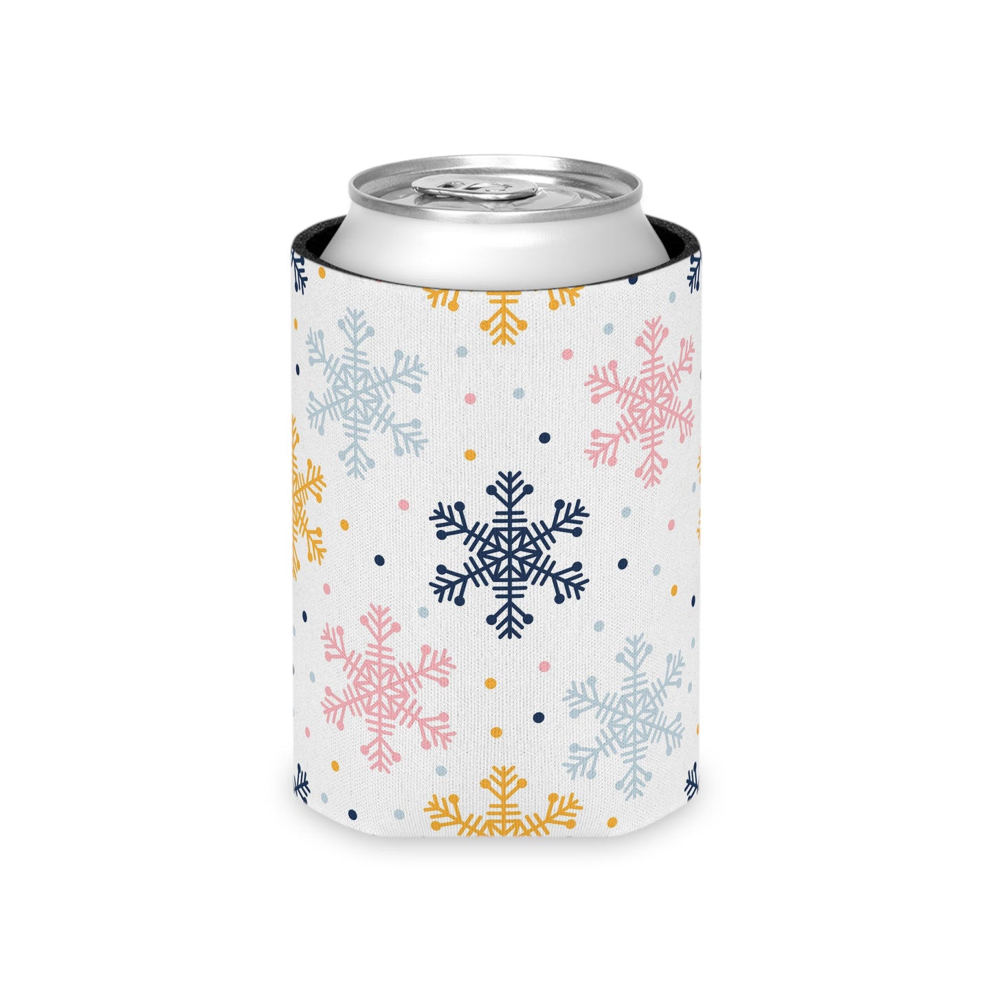 Can Cooler, Standard or Slim Size - Sweet Snowflakes