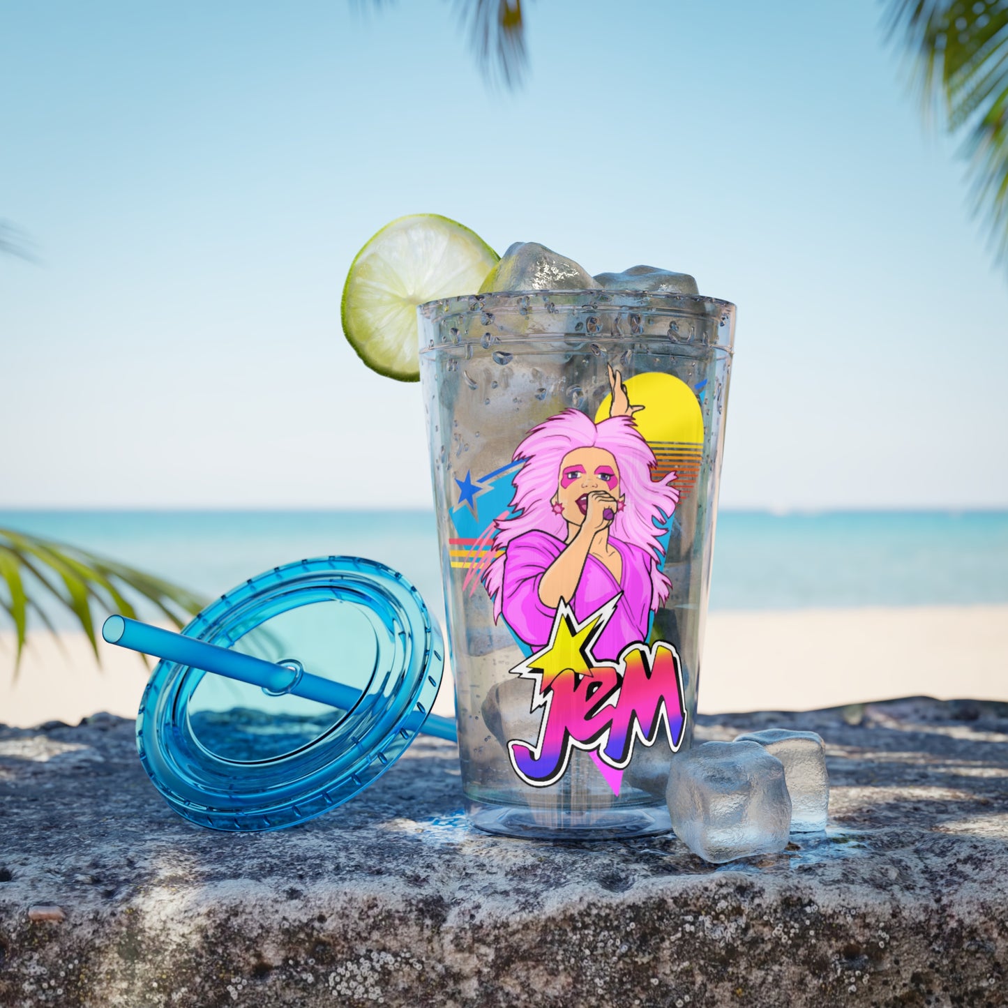 Jem and the Holograms Truly Outrageous Tumbler, 16oz