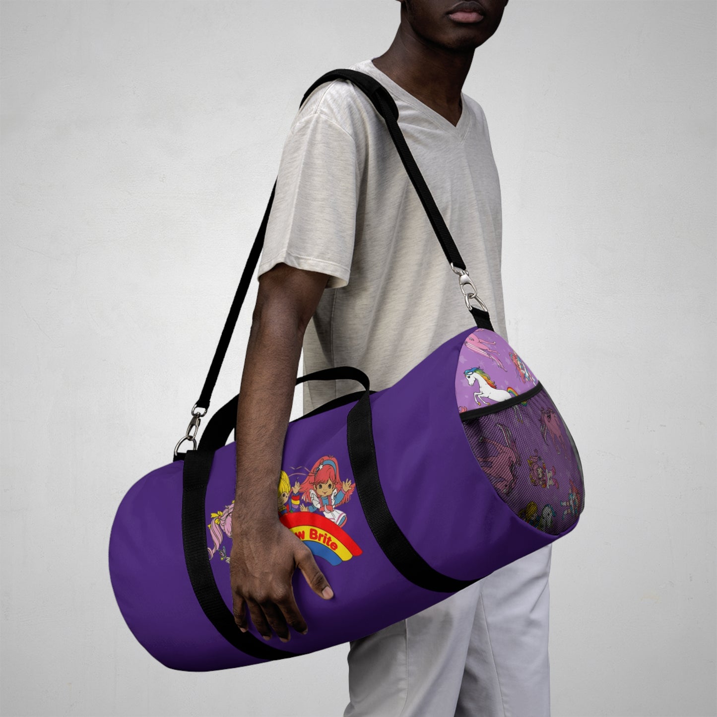 Rainbow Brite, Stormy, Tickled Pink Duffel Bag