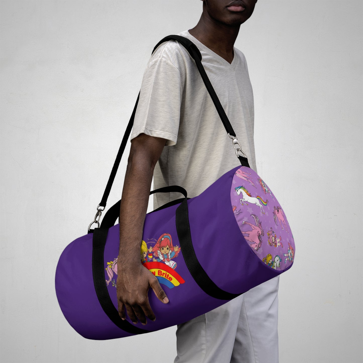 Rainbow Brite, Stormy, Tickled Pink Duffel Bag