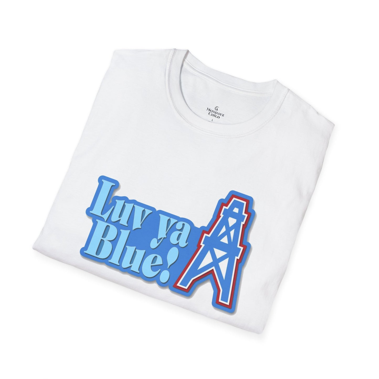 Houston Oilers ‘Luv Ya Blue’ Unisex Tee