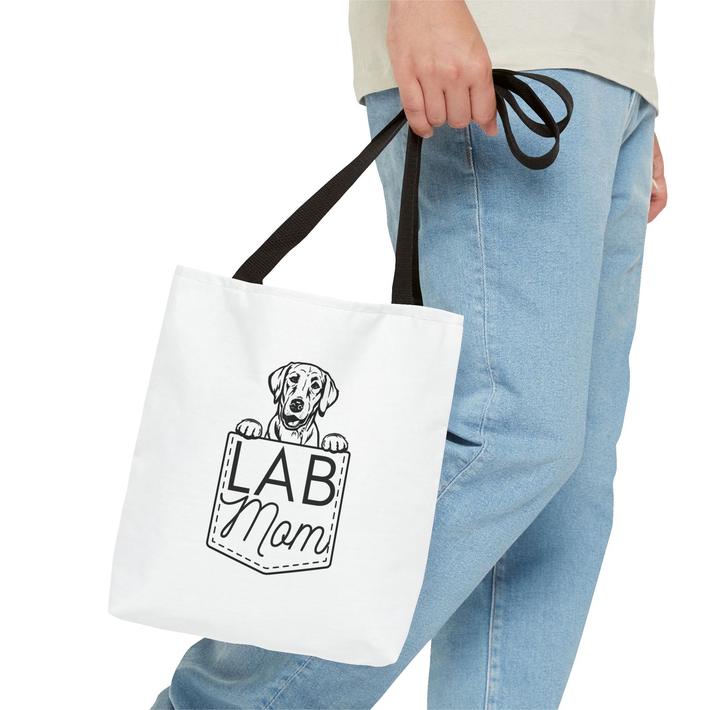 Lab Mom Tote Bag