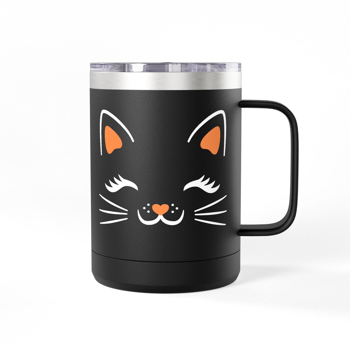 Black Cat Coffee Mug Tumbler
