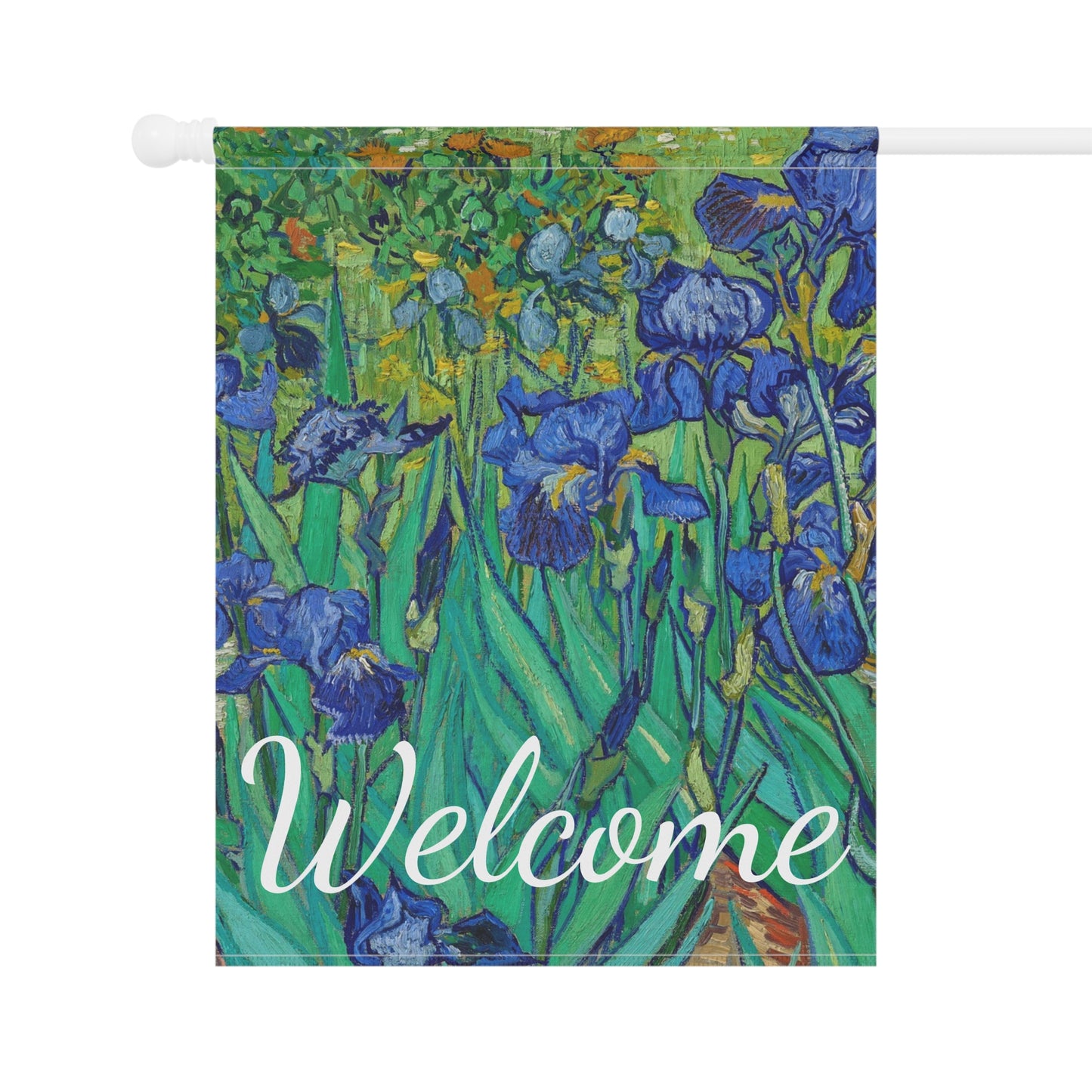 Van Gogh’s “Irises” Welcome Banner