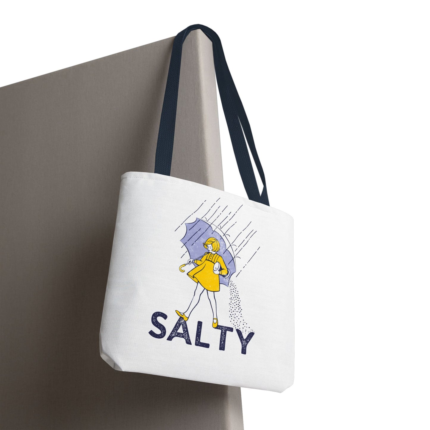 Salty Girl Rain Tote Bag