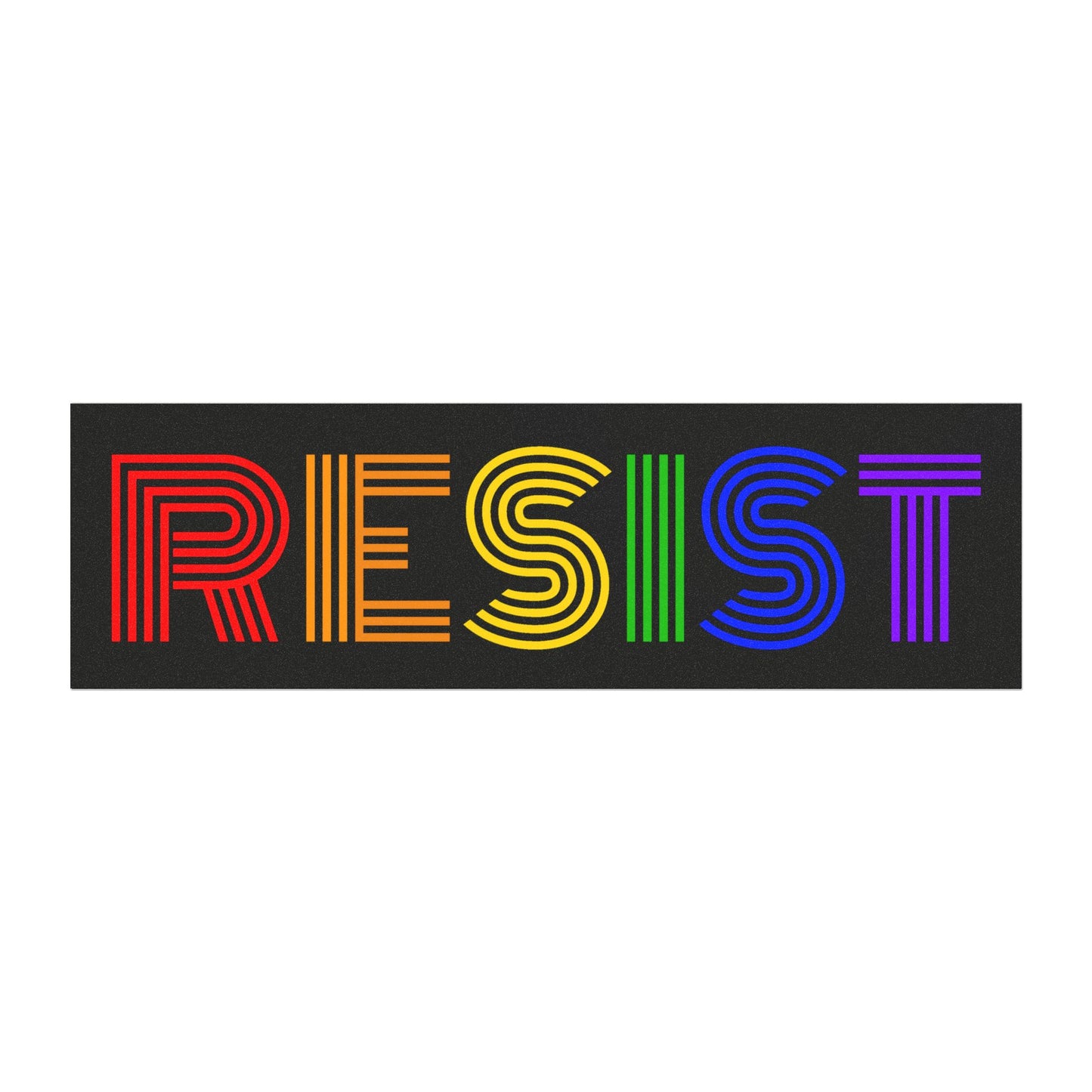 Rainbow RESIST Car Magnet