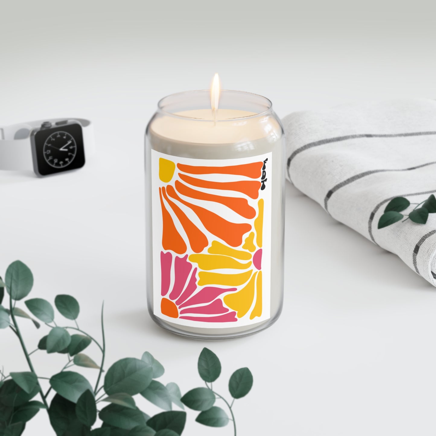 Scented Candle - “FDT” Vibrant Floral