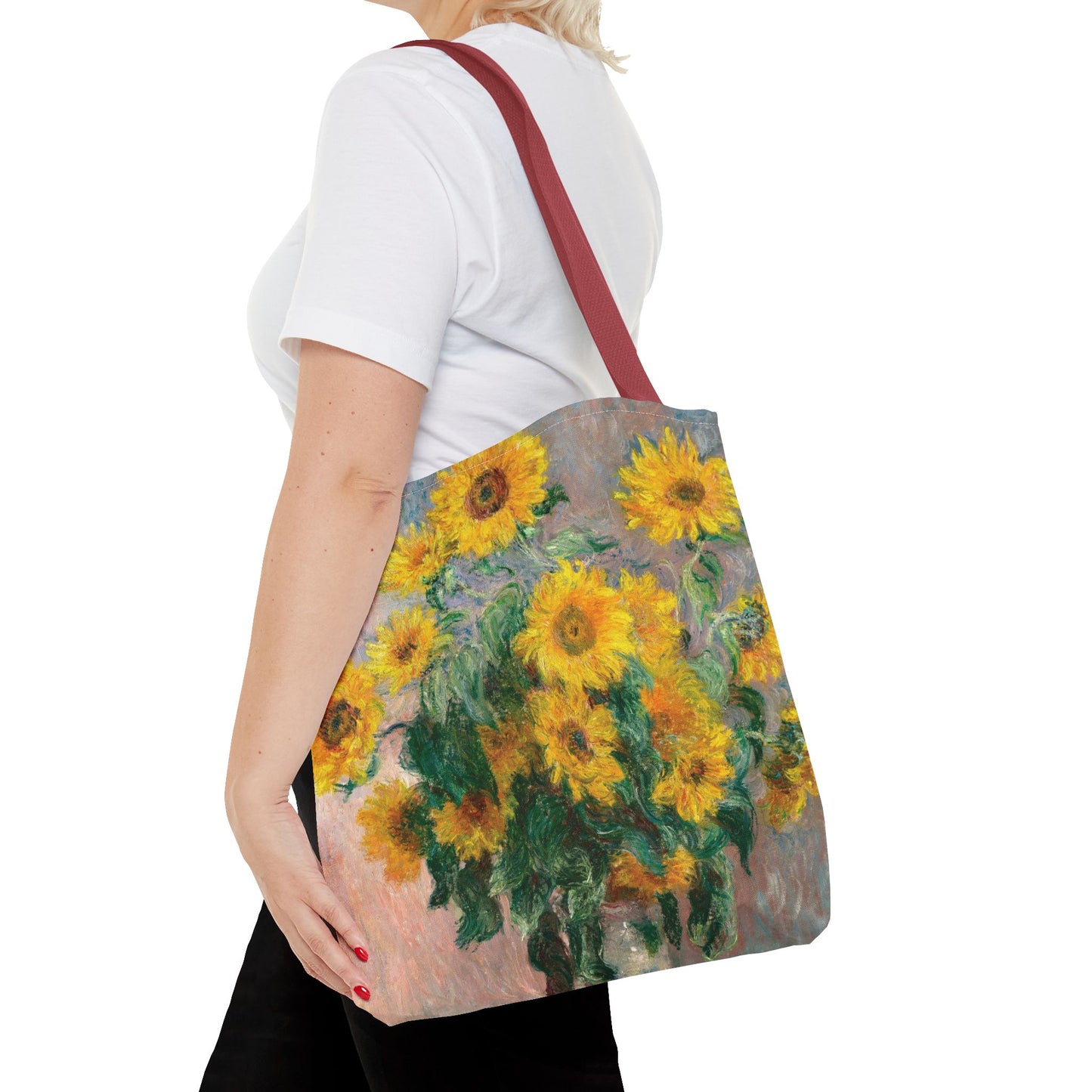 Monet’s Sunflowers Tote Bag