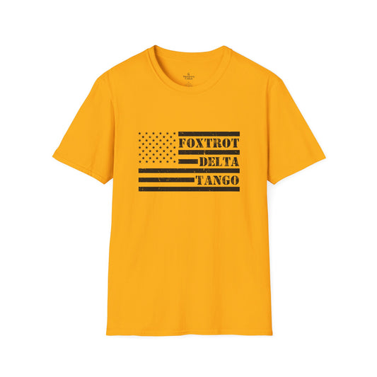 “Foxtrot Delta Tango” Flag Unisex T-Shirt