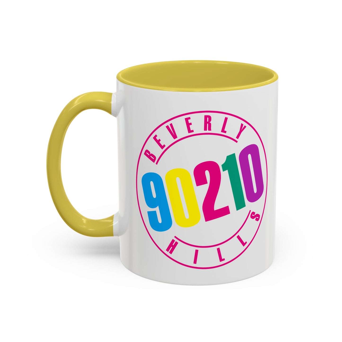 90210 Colorful Accent Mug (11oz & 15oz)