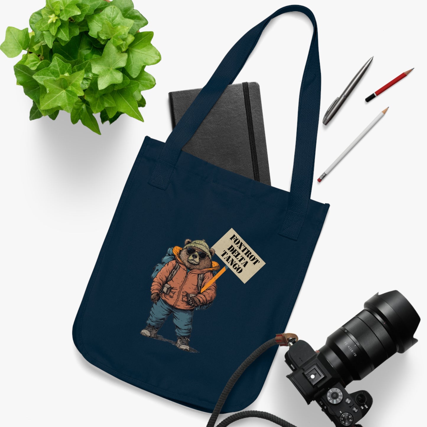 Protest Park Bear Organic Tote