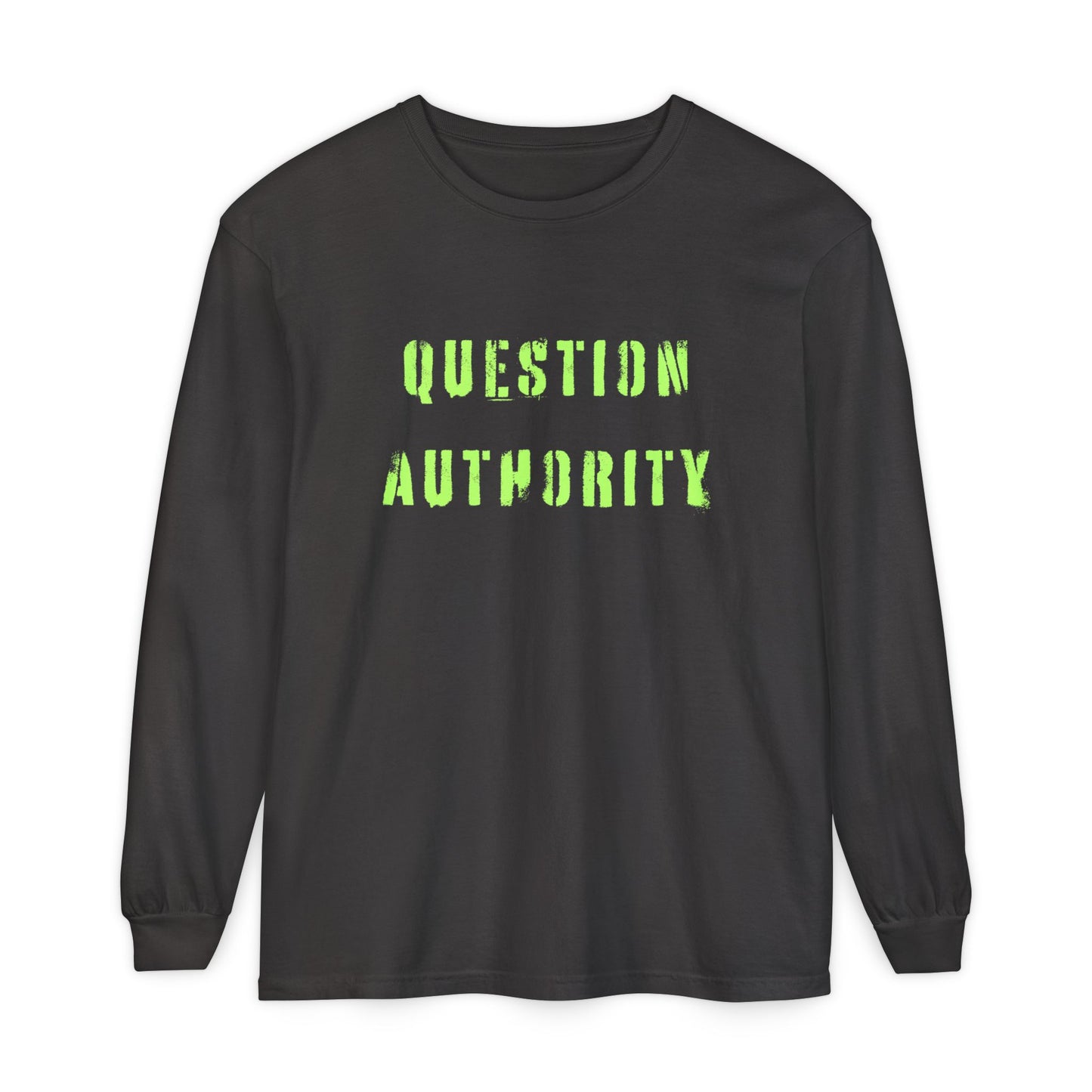 QUESTION AUTHORITY Unisex Long Sleeve Tee