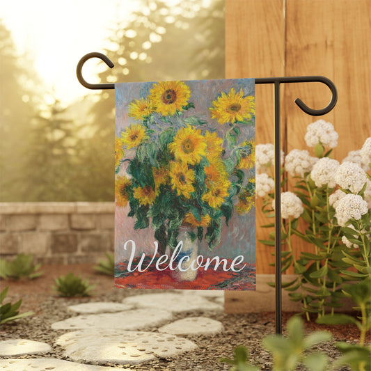 Monet’s Sunflowers Welcome Banner