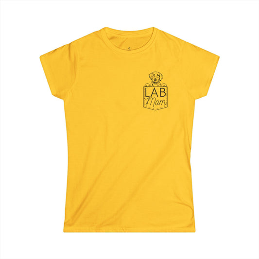 Lab Mom Faux Pocket Tee