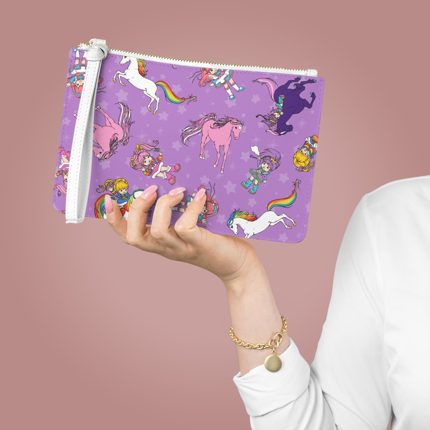 Rainbow Brite, Stormy, Tickled Pink Clutch Bag