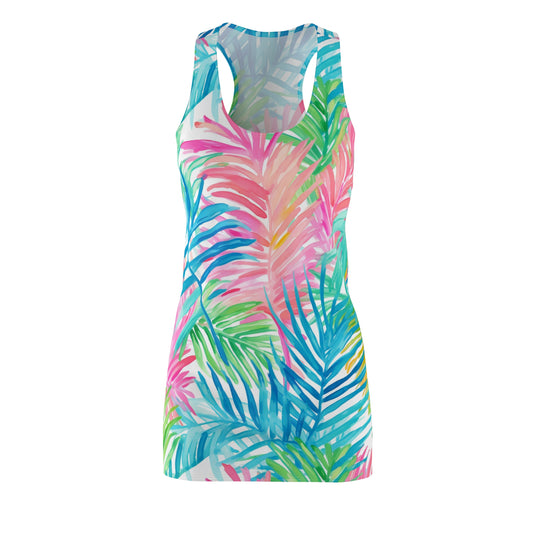 Tropical Floral Racerback Dress