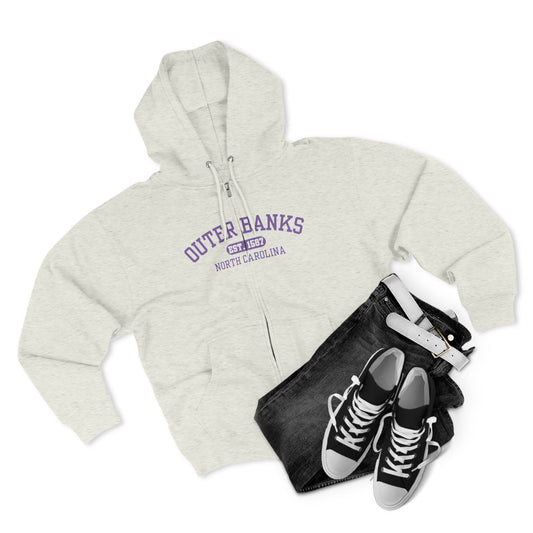 Unisex Zip Hoodie - Outer Banks Est. 1967