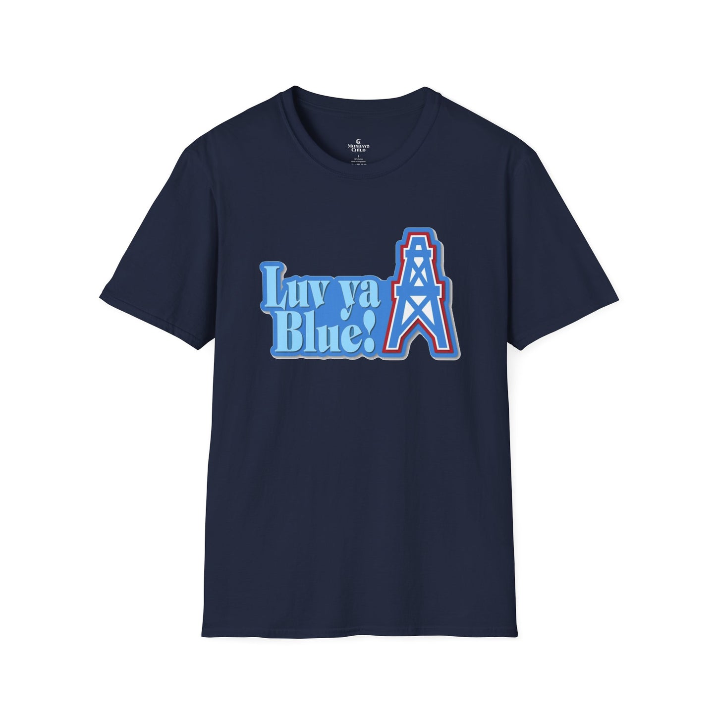 Houston Oilers ‘Luv Ya Blue’ Unisex Tee