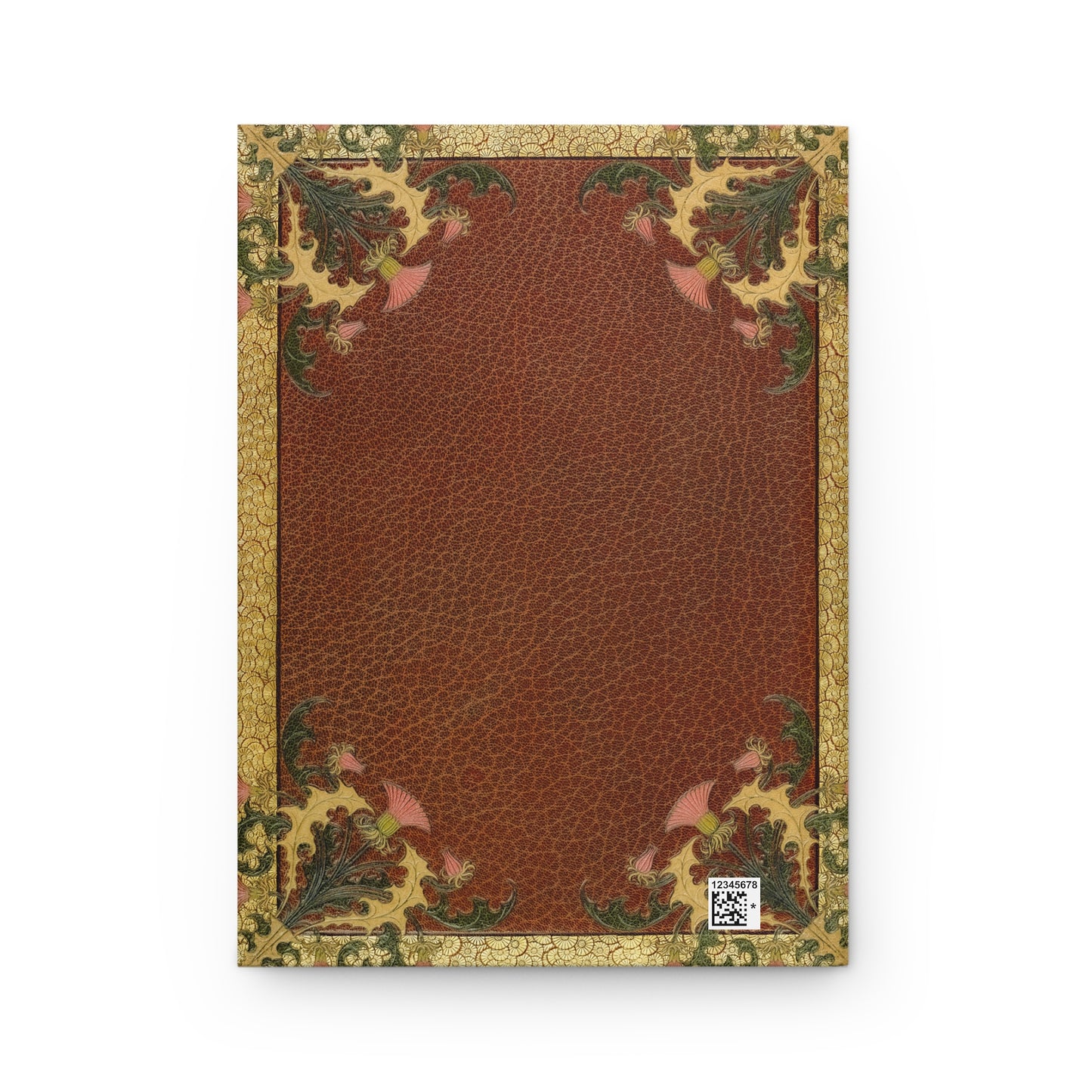 Vintage Thistle Hardcover Journal