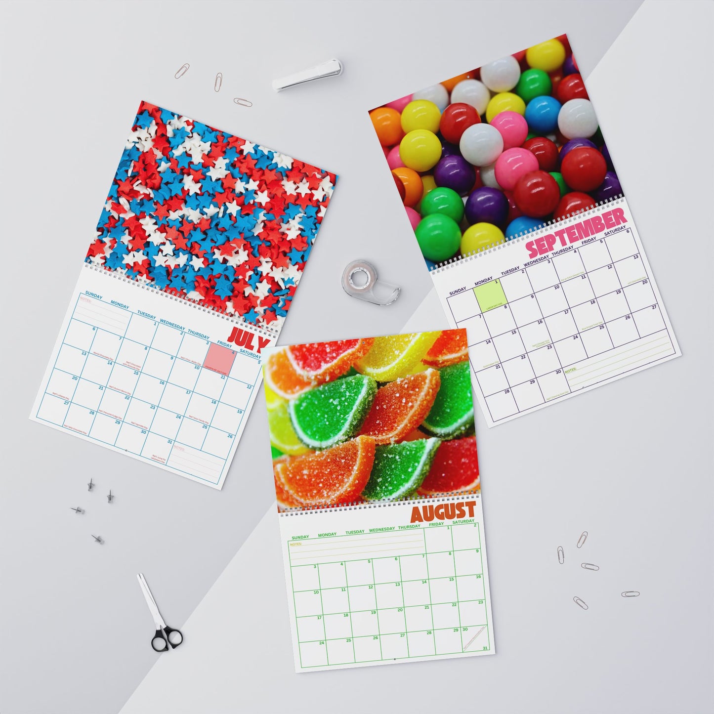 2025 Monthly Wall Calendar - I Want Candy!