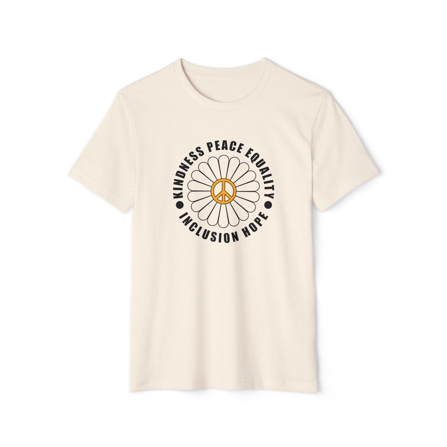 Eco-Friendly Unisex Tee - Kindness & Peace