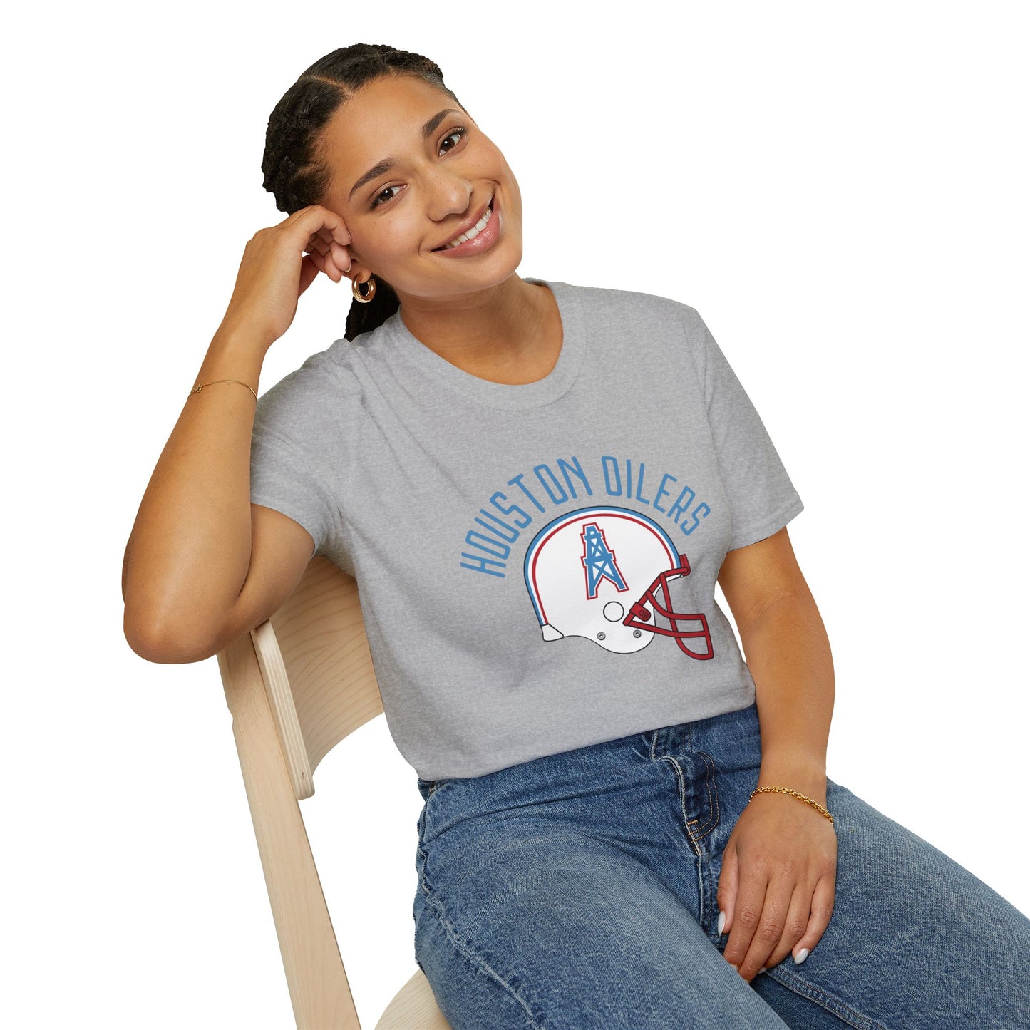 Houston Oilers Helmet Unisex Tee