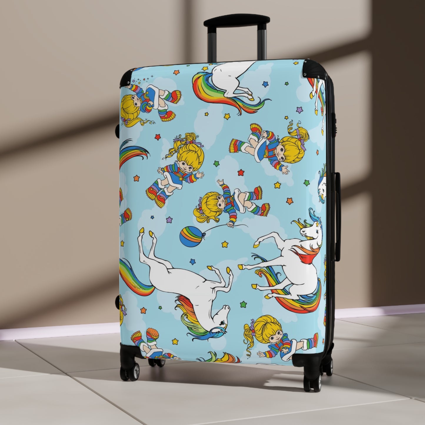 Rainbow Brite Rolling Luggage