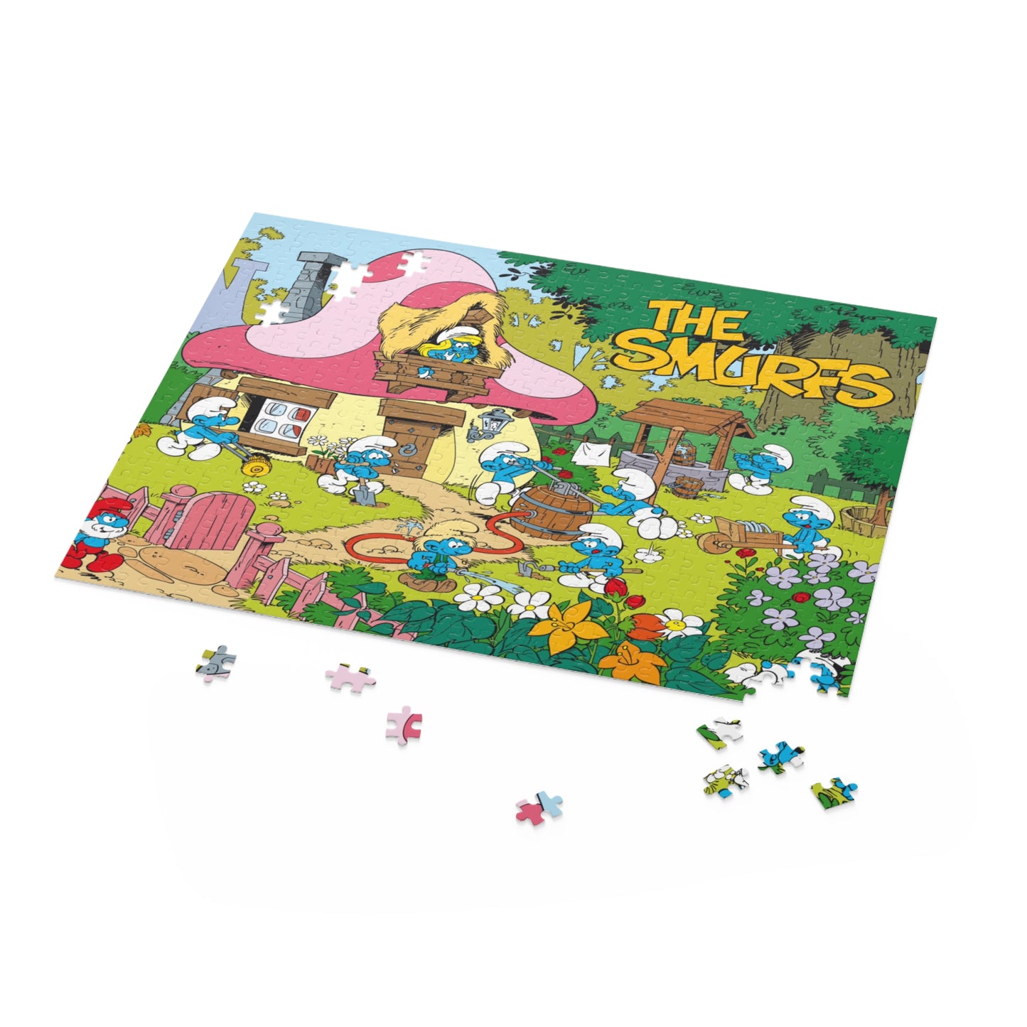 Smurfs Puzzle (500 piece, 20in x 14in)