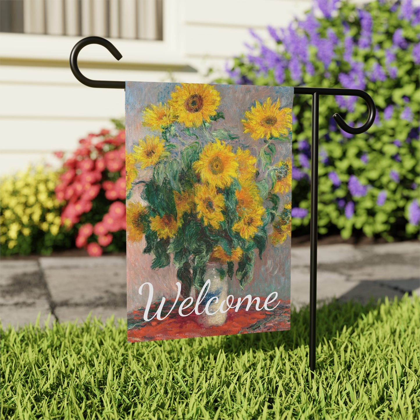 Monet’s Sunflowers Welcome Banner