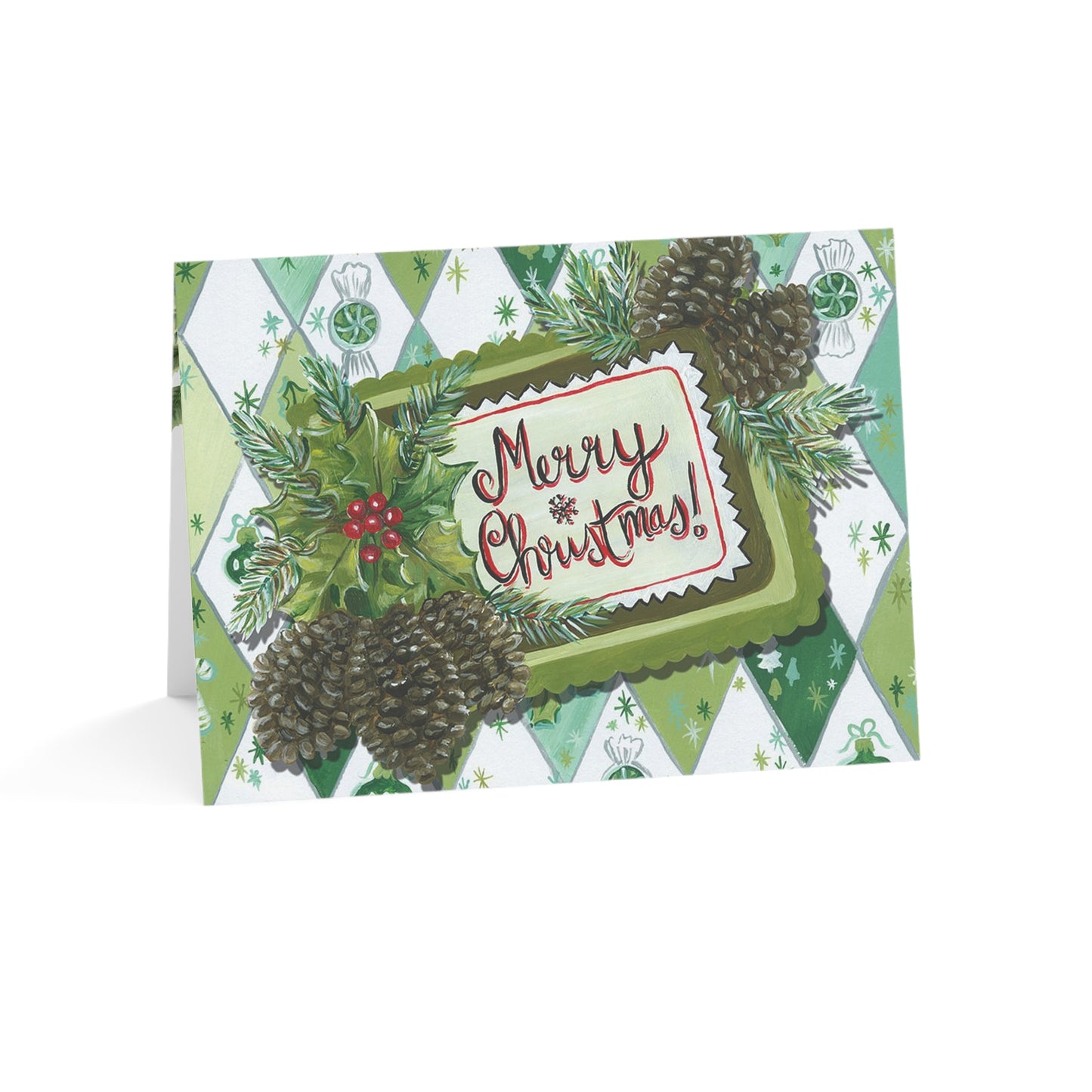 Vintage “Merry Christmas” Greeting Card