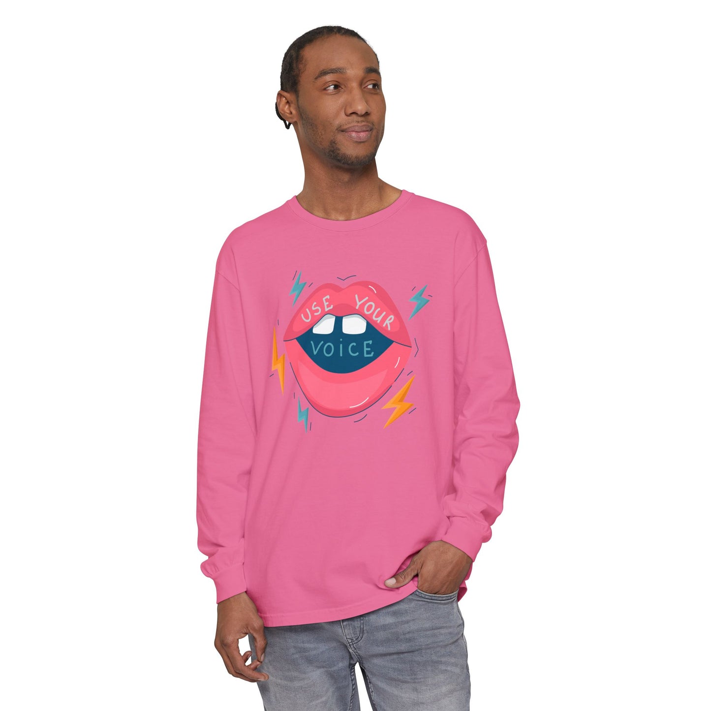 Unisex Long Sleeve Tee - “Use Your Voice…”