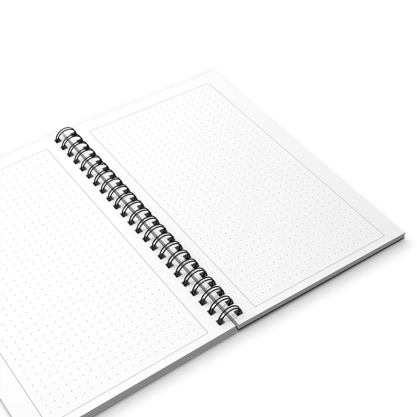 Gold Spiderwebs Spiral Notebook | Blank, Dot Grid, Lined, Task