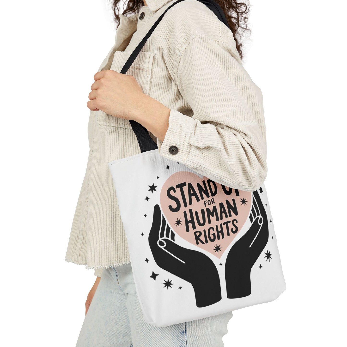 Human Rights Eco-Friendly Canvas Tote, 3 sizes
