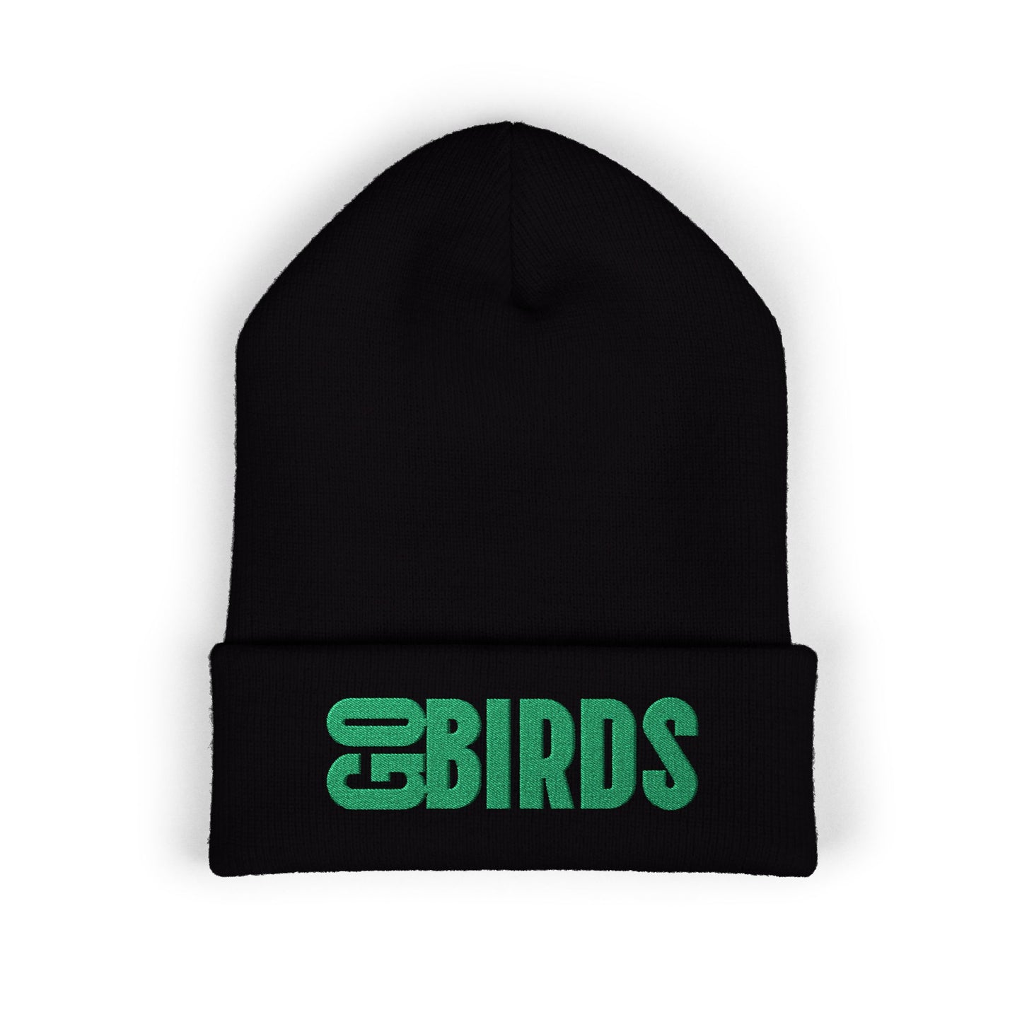 Eagles Embroidered 'Go Birds' Cuffed Beanie